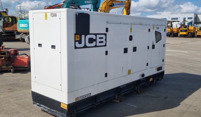 2022 JCB GS200QS Generators For Auction: Leeds, UK – 30th April, 1st, 2nd & 3rd May 25 full