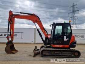 2019 Kubota KX080-4A 6 Ton+ Excavators For Auction: Leeds, UK – 30th April, 1st, 2nd & 3rd May 25 full