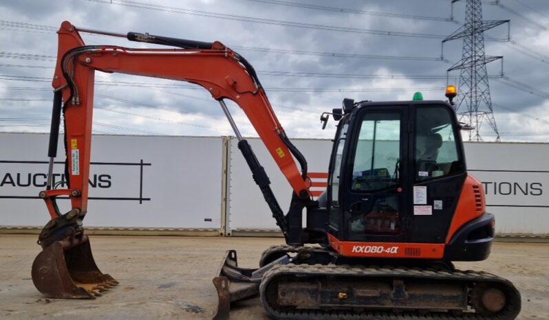 2019 Kubota KX080-4A 6 Ton+ Excavators For Auction: Leeds, UK – 30th April, 1st, 2nd & 3rd May 25 full