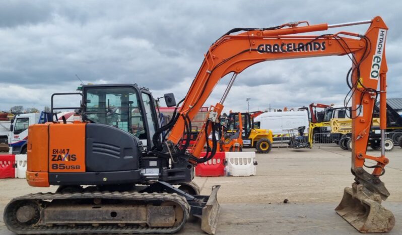 2019 Hitachi ZX85USB-5 6 Ton+ Excavators For Auction: Leeds, UK – 30th April, 1st, 2nd & 3rd May 25 full