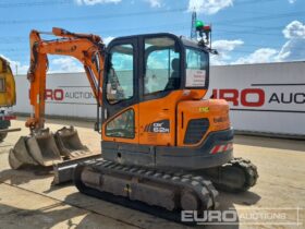 2021 Doosan DX62R-3 6 Ton+ Excavators For Auction: Leeds, UK – 30th April, 1st, 2nd & 3rd May 25 full