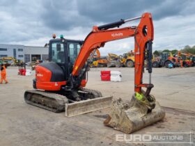 2017 Kubota U55-4 Mini Excavators For Auction: Leeds, UK – 30th April, 1st, 2nd & 3rd May 25 full