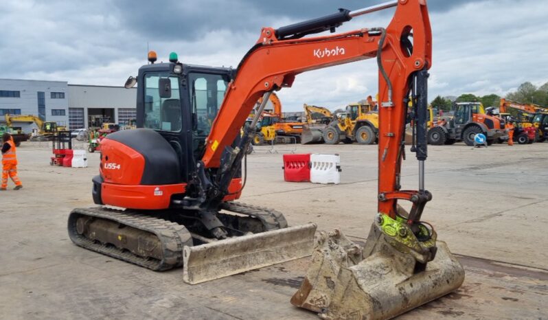 2017 Kubota U55-4 Mini Excavators For Auction: Leeds, UK – 30th April, 1st, 2nd & 3rd May 25 full