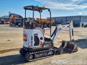 2022 Bobcat E17Z Mini Excavators For Auction: Leeds, UK – 30th April, 1st, 2nd & 3rd May 25 full