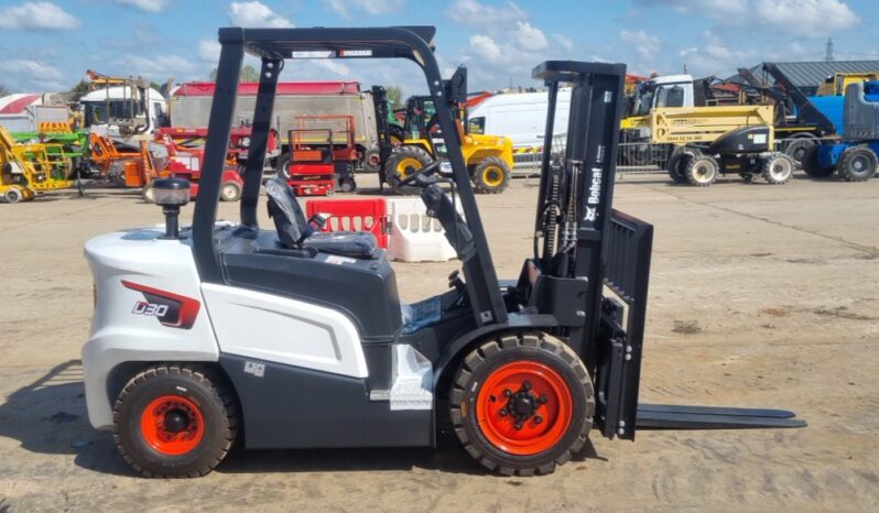 Unused 2024 Bobcat D30NX Forklifts For Auction: Leeds, UK – 30th April, 1st, 2nd & 3rd May 25 full