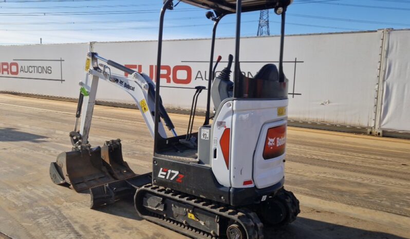 2023 Bobcat E17Z Mini Excavators For Auction: Leeds, UK – 30th April, 1st, 2nd & 3rd May 25 full