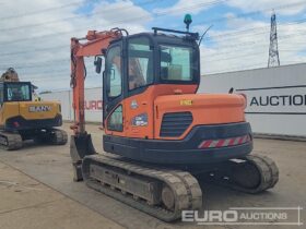 2019 Doosan DX85R-3 6 Ton+ Excavators For Auction: Leeds, UK – 30th April, 1st, 2nd & 3rd May 25 full