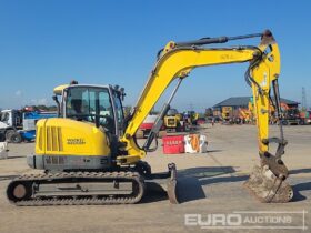 2019 Wacker Neuson EZ80 6 Ton+ Excavators For Auction: Leeds, UK – 30th April, 1st, 2nd & 3rd May 25 full