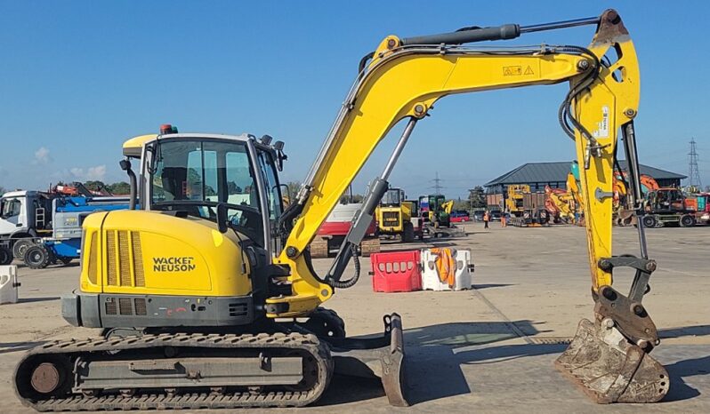 2019 Wacker Neuson EZ80 6 Ton+ Excavators For Auction: Leeds, UK – 30th April, 1st, 2nd & 3rd May 25 full