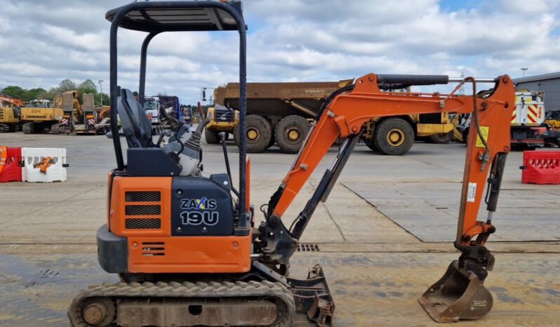 2019 Hitachi ZX19U-5A YR Mini Excavators For Auction: Leeds, UK – 30th April, 1st, 2nd & 3rd May 25 full