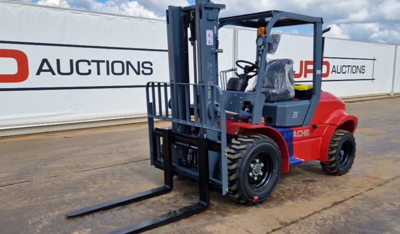 Unused 2025 Apache CPCD35 Diesel Rough Terrain Forklift, 2 Stage Mast, Sideshift Rough Terrain Forklifts For Auction: Dromore, NI – 16th & 17th May 2025 For Auction on 2025-05-16
