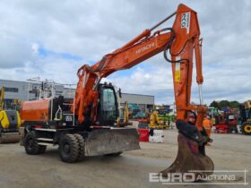 2017 Hitachi ZX220W-5B Wheeled Excavators For Auction: Leeds, UK – 30th April, 1st, 2nd & 3rd May 25 full