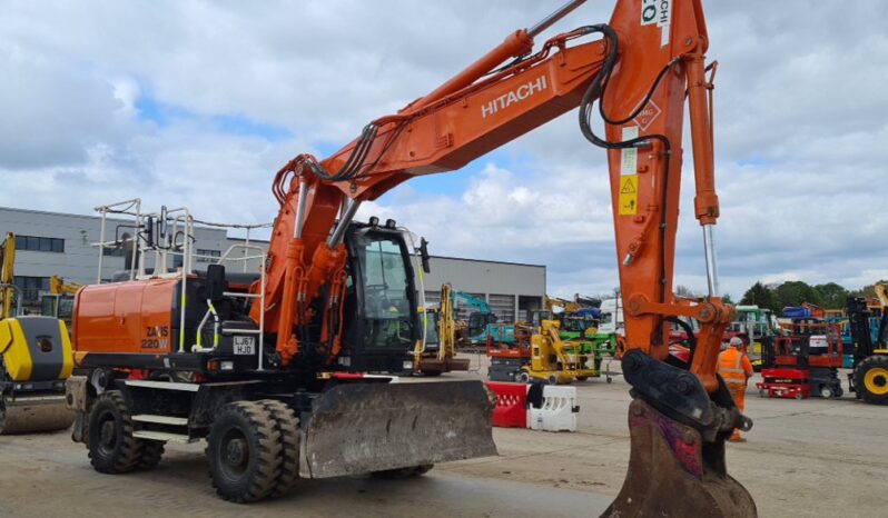 2017 Hitachi ZX220W-5B Wheeled Excavators For Auction: Leeds, UK – 30th April, 1st, 2nd & 3rd May 25 full