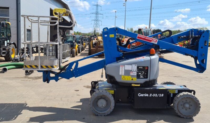 2018 Genie Z33/18 Manlifts For Auction: Leeds, UK – 30th April, 1st, 2nd & 3rd May 25 full