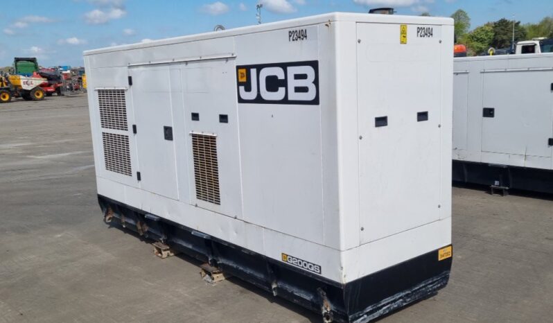 2022 JCB GS200QS Generators For Auction: Leeds, UK – 30th April, 1st, 2nd & 3rd May 25 full