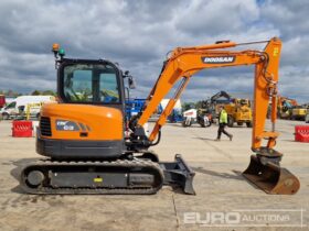 2022 Doosan DX63 6 Ton+ Excavators For Auction: Leeds, UK – 30th April, 1st, 2nd & 3rd May 25 full