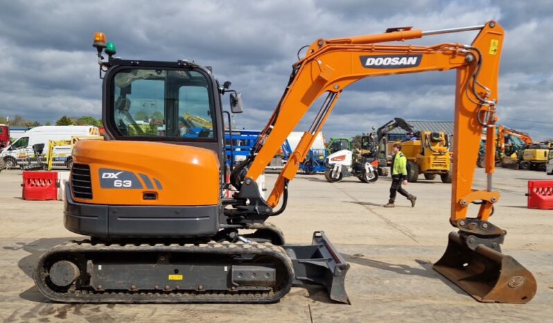 2022 Doosan DX63 6 Ton+ Excavators For Auction: Leeds, UK – 30th April, 1st, 2nd & 3rd May 25 full