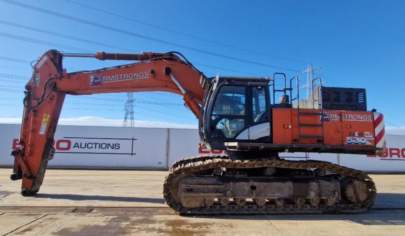 2016 Hitachi ZX530LCH-6 20 Ton+ Excavators For Auction: Leeds, UK – 30th April, 1st, 2nd & 3rd May 25 full