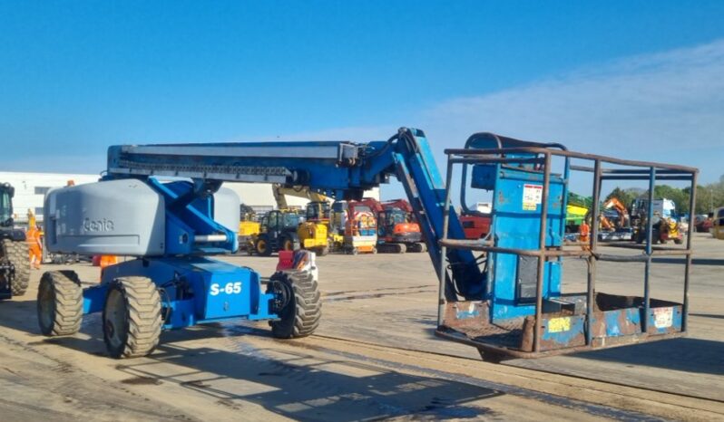 Genie S65 Manlifts For Auction: Leeds, UK – 30th April, 1st, 2nd & 3rd May 25 full