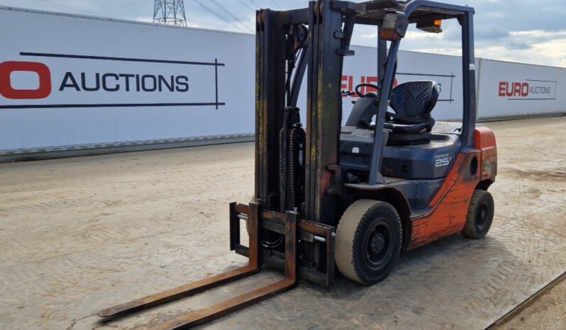 Toyota 02-8FDF25 Forklifts For Auction: Leeds, UK – 30th April, 1st, 2nd & 3rd May 25