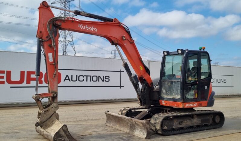 2018 Kubota KX080-4A 6 Ton+ Excavators For Auction: Leeds, UK – 30th April, 1st, 2nd & 3rd May 25