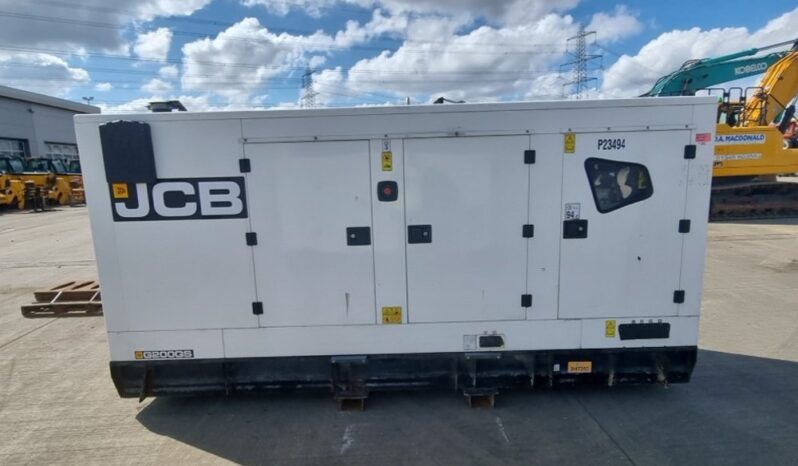 2022 JCB GS200QS Generators For Auction: Leeds, UK – 30th April, 1st, 2nd & 3rd May 25 full