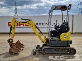 2020 Wacker Neuson EZ17 Mini Excavators For Auction: Leeds, UK – 30th April, 1st, 2nd & 3rd May 25 full