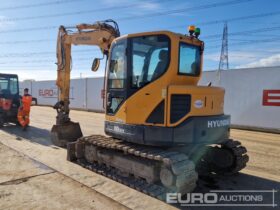 2015 Hyundai ROBEX 80CR-9A 6 Ton+ Excavators For Auction: Leeds, UK – 30th April, 1st, 2nd & 3rd May 25 full