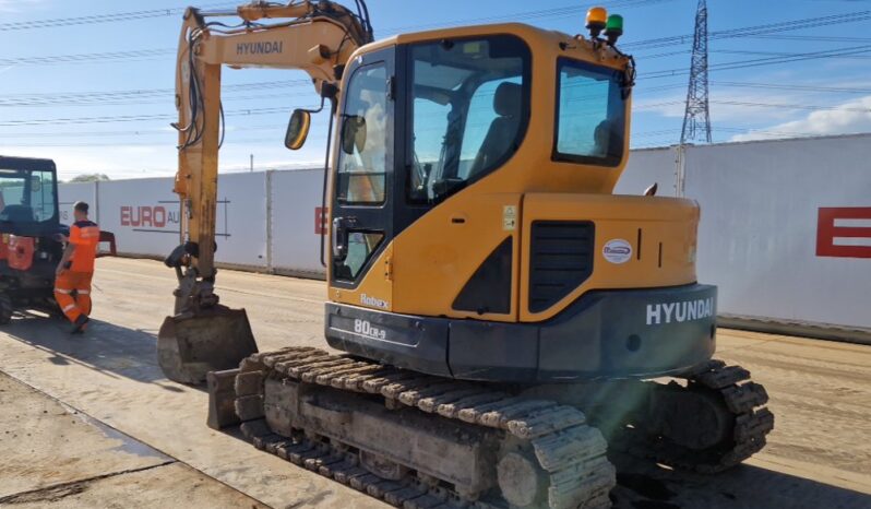 2015 Hyundai ROBEX 80CR-9A 6 Ton+ Excavators For Auction: Leeds, UK – 30th April, 1st, 2nd & 3rd May 25 full