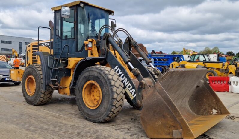 2011 Hyundai HL757TM-9 Wheeled Loaders For Auction: Leeds, UK – 30th April, 1st, 2nd & 3rd May 25 full