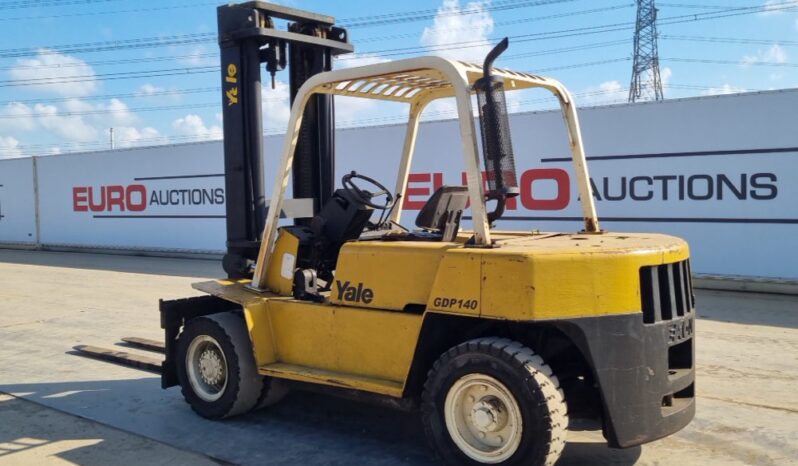 Yale GDP165HUBV118 Forklifts For Auction: Leeds, UK – 30th April, 1st, 2nd & 3rd May 25 full