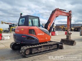 2018 Kubota KX080-4A 6 Ton+ Excavators For Auction: Leeds, UK – 30th April, 1st, 2nd & 3rd May 25 full