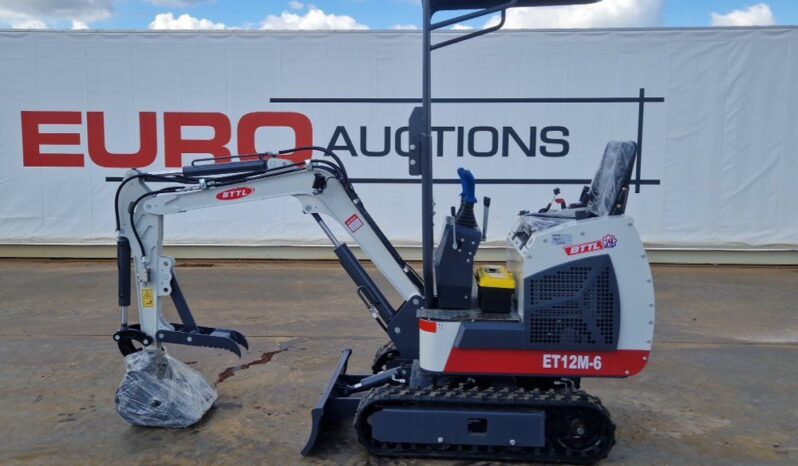 Unused 2024 BTTL ET12M-6 Micro Excavators For Auction: Dromore, NI – 16th & 17th May 2025 For Auction on 2025-05-17 full
