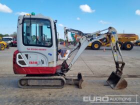 2021 Takeuchi TB216 Mini Excavators For Auction: Leeds, UK – 30th April, 1st, 2nd & 3rd May 25 full