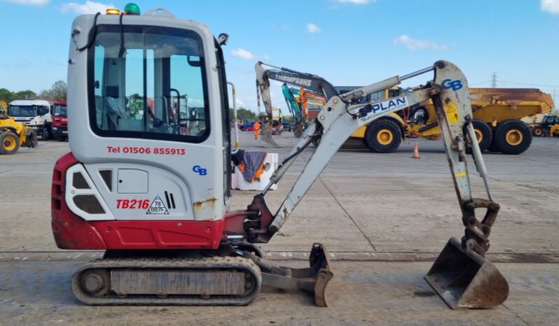 2021 Takeuchi TB216 Mini Excavators For Auction: Leeds, UK – 30th April, 1st, 2nd & 3rd May 25 full