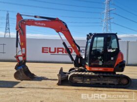 2021 Kubota KX080-4A2 6 Ton+ Excavators For Auction: Leeds, UK – 30th April, 1st, 2nd & 3rd May 25 full