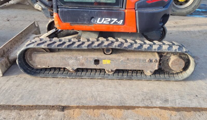 2018 Kubota U27-4 Mini Excavators For Auction: Leeds, UK – 30th April, 1st, 2nd & 3rd May 25 full