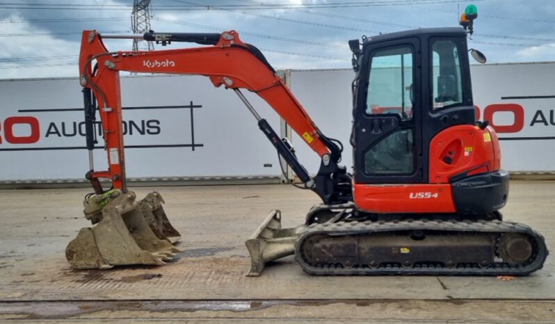 2017 Kubota U55-4 Mini Excavators For Auction: Leeds, UK – 30th April, 1st, 2nd & 3rd May 25 full