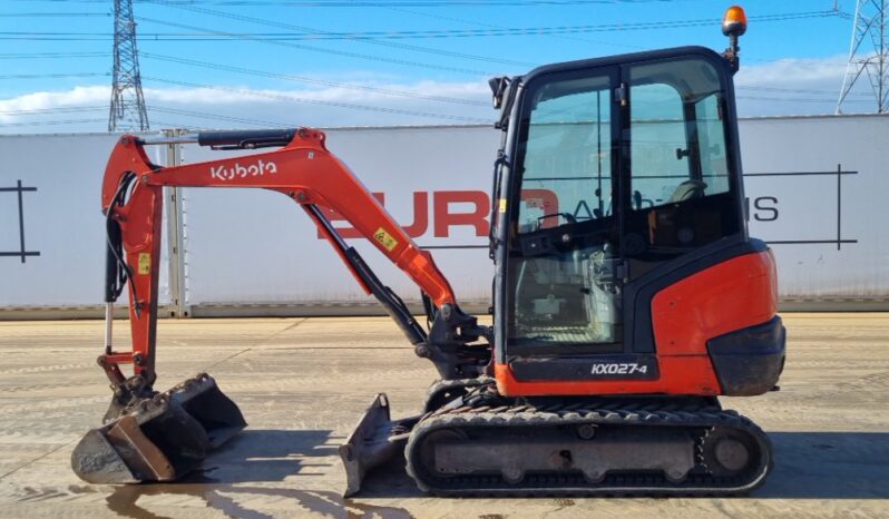2018 Kubota KX027-4 Mini Excavators For Auction: Leeds, UK – 30th April, 1st, 2nd & 3rd May 25 full