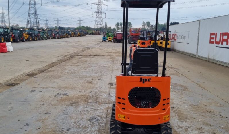 Unused 2024 JPC KV12 Micro Excavators For Auction: Leeds, UK – 30th April, 1st, 2nd & 3rd May 25 full
