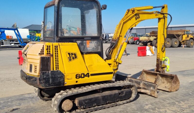 JCB 804 Mini Excavators For Auction: Leeds, UK – 30th April, 1st, 2nd & 3rd May 25 full