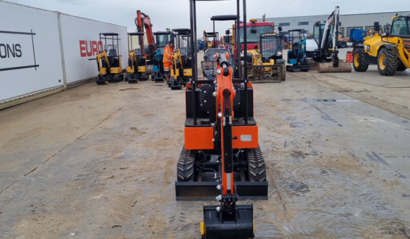 Unused 2024 JPC KV12 Micro Excavators For Auction: Leeds, UK – 30th April, 1st, 2nd & 3rd May 25 full