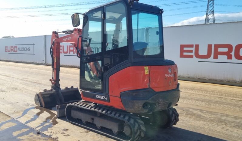 2018 Kubota KX027-4 Mini Excavators For Auction: Leeds, UK – 30th April, 1st, 2nd & 3rd May 25 full