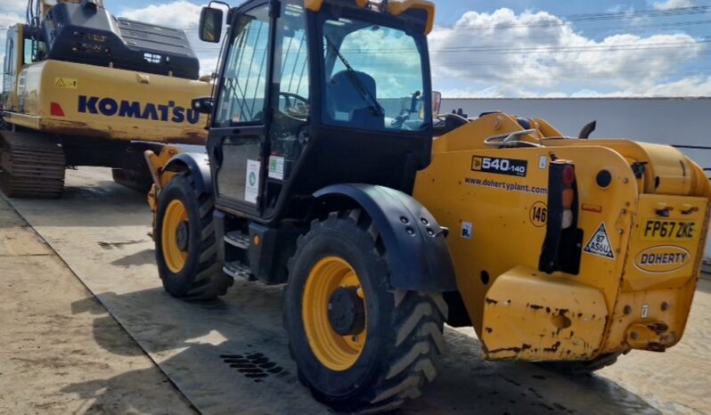 2018 JCB 540-140 Hi Viz Telehandlers For Auction: Leeds, UK – 30th April, 1st, 2nd & 3rd May 25 full