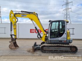 2018 Wacker Neuson EZ80 6 Ton+ Excavators For Auction: Leeds, UK – 30th April, 1st, 2nd & 3rd May 25 full