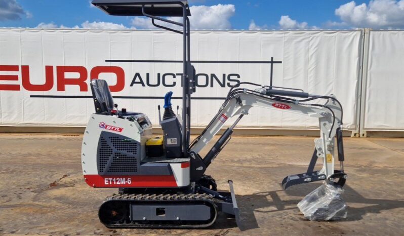 Unused 2024 BTTL ET12M-6 Micro Excavators For Auction: Dromore, NI – 16th & 17th May 2025 For Auction on 2025-05-17 full