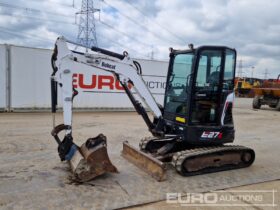 2018 Bobcat E27Z Mini Excavators For Auction: Leeds, UK – 30th April, 1st, 2nd & 3rd May 25