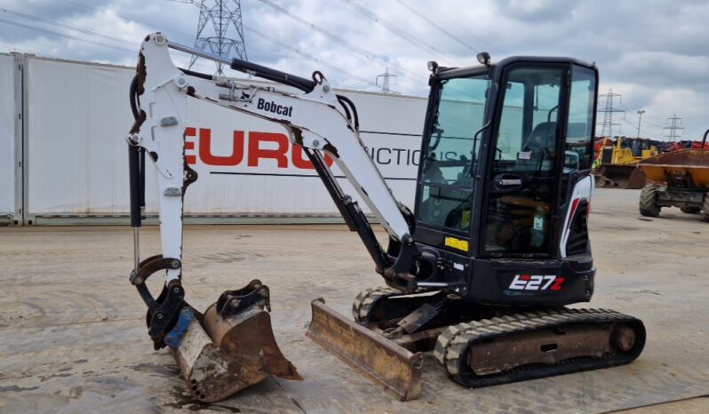 2018 Bobcat E27Z Mini Excavators For Auction: Leeds, UK – 30th April, 1st, 2nd & 3rd May 25