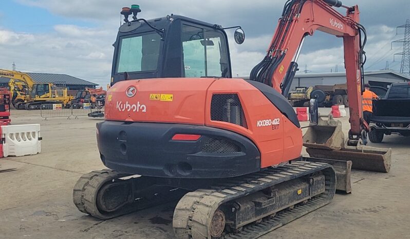 2020 Kubota KX080-4A2 6 Ton+ Excavators For Auction: Leeds, UK – 30th April, 1st, 2nd & 3rd May 25 full