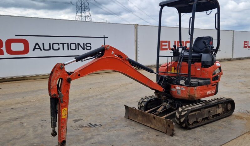2016 Kubota U17-3A Mini Excavators For Auction: Leeds, UK – 30th April, 1st, 2nd & 3rd May 25